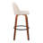 Thea Toriano Fixed-Height Bar & Counter Stools with Bent Wood Legs & Round Footrest-129427565-129427569-129427576
