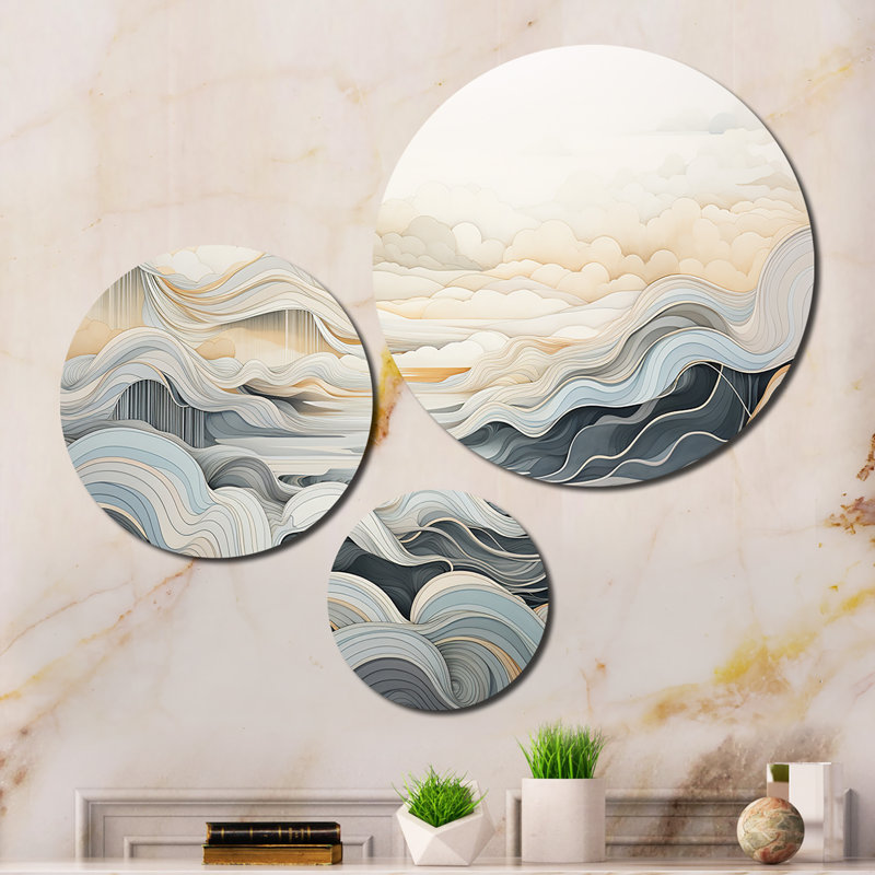 Abstract Wall Decor on Metal