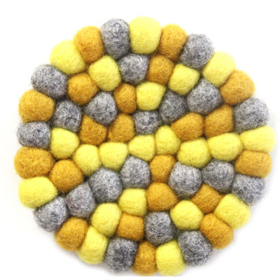 Boule de feutre à main fabriquée