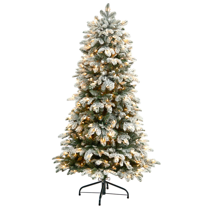 Lighted Artificial Christmas Tree, 5' H