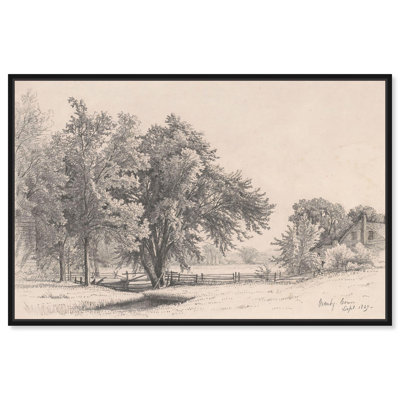 Brevoort, Granby, Connecticut, croquis classiques sur toile par Art Remedy