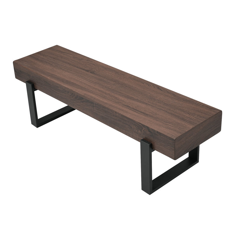 Bancs de table de cuisine Farmhouse, Noyer foncé