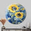Joslin - art floral rond en métal-109670148