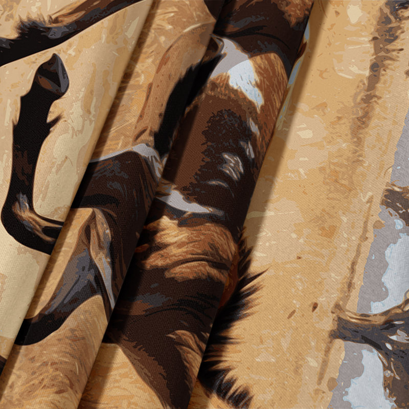 Tapisserie «Wildlife Topi», 26 po x 36 po