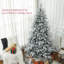Arbre de Noël artificiel enneigé 7 pi-1161910905