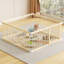Grand parc pour bébé et barrière pour bébé avec porte, aire de jeu sécuritaire, centre d'activités pour enfants-112884257
