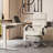 Velvet Executive Chair With Footrest-475254042
