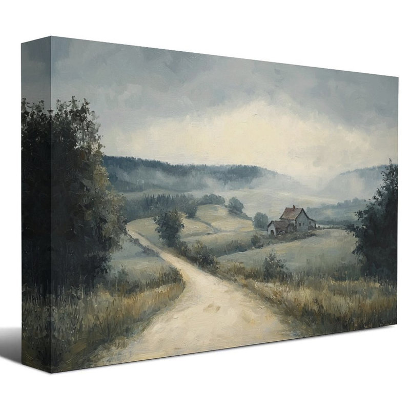 Toile encadrée 24 "x 36" avec cadre en bois, prête à être accrochée, 24×36inch
