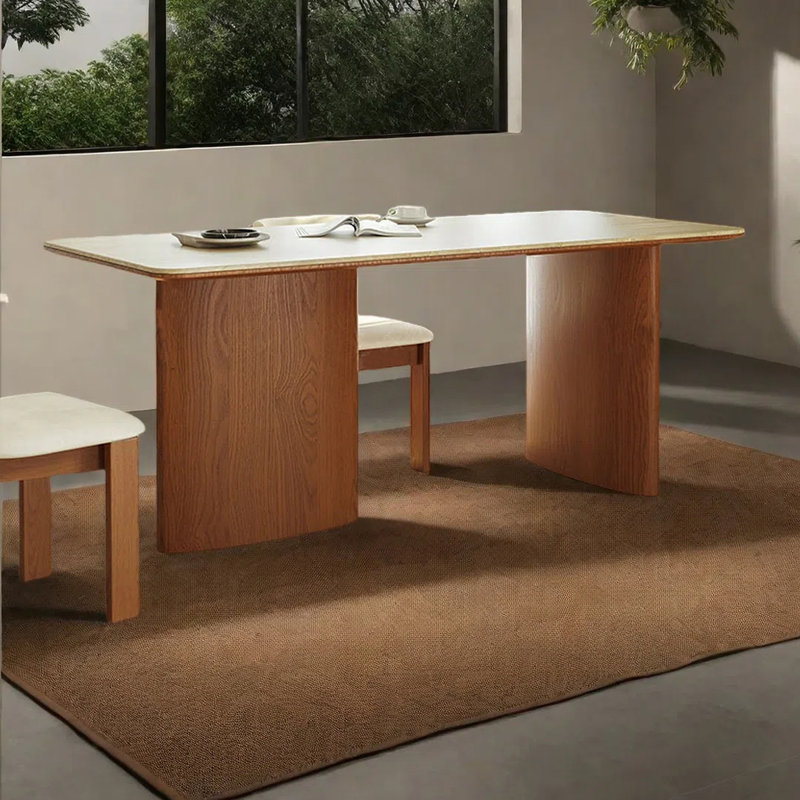 Table de salle à manger rétro, H 29,53 po x L 70,87 po x l 31,5 po