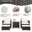 Chaise longue en rotin avec coussins 5 pièces Maddox-1548890543-1548892142