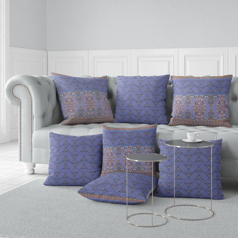Housse et insert de coussin décoratif intérieur / extérieur en polyester / mélange de polyester, 18 po x 18 po