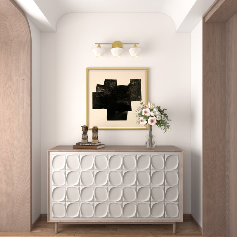 Amparo 3 - Light Dimmable Bathroom Wall Light, Gold