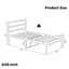 Base de lit plateforme en métal et tête de lit, noir - stable, aucun sommier requis, tête de lit silencieuse incluse, lit simple robuste, ressort, repos paisible