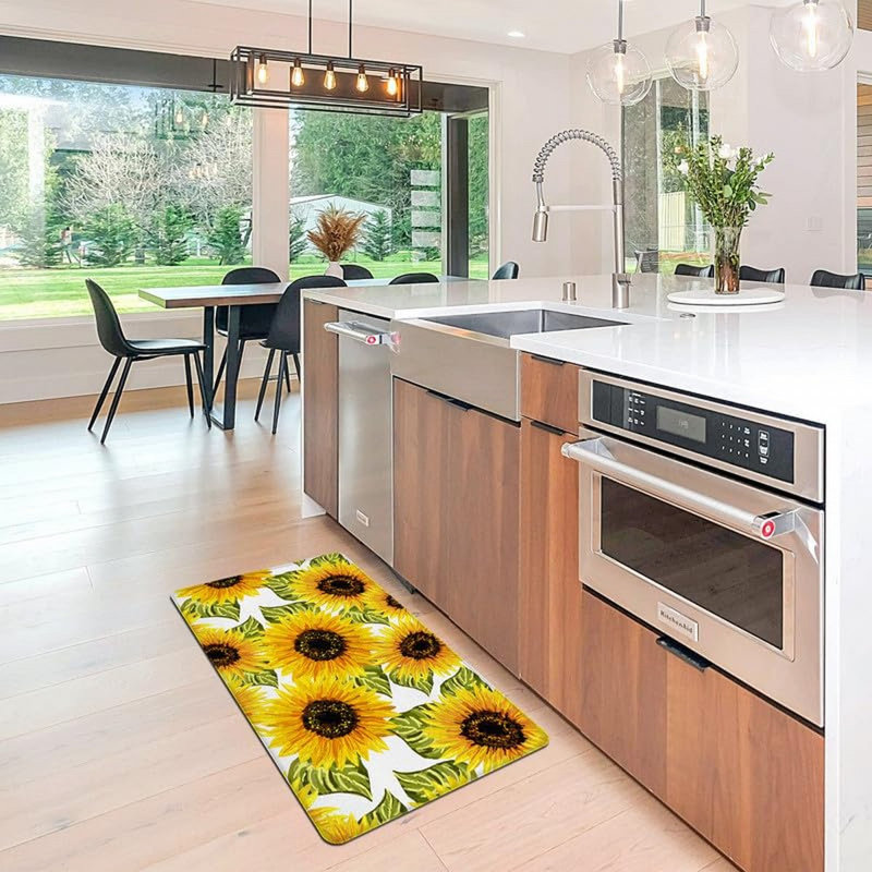 Isme Animal Print Water Resistant Anti-Fatigue Non-Skid Kitchen Mat