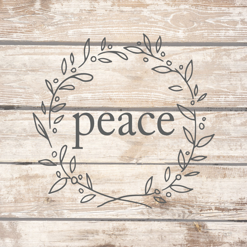 Paix sur toile, H 36 po x l 36 po