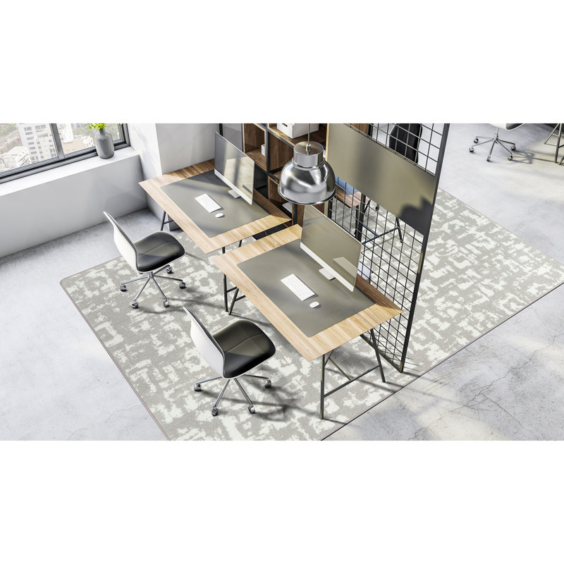 Tapis à motif de blocs WorkSpace, Rectangle 3 pi 10 po x 5 pi 4 po
