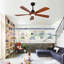Ventilateurs de plafond avec lumières et télécommande-121083009-121083006