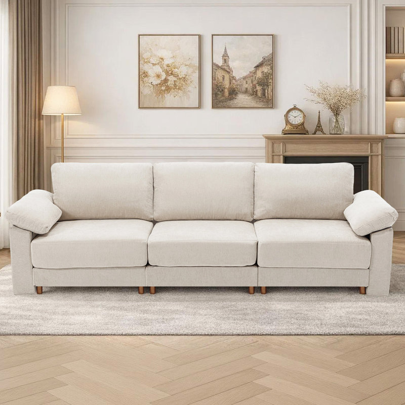 Canapé modulaire moderne pour le salon, Beige