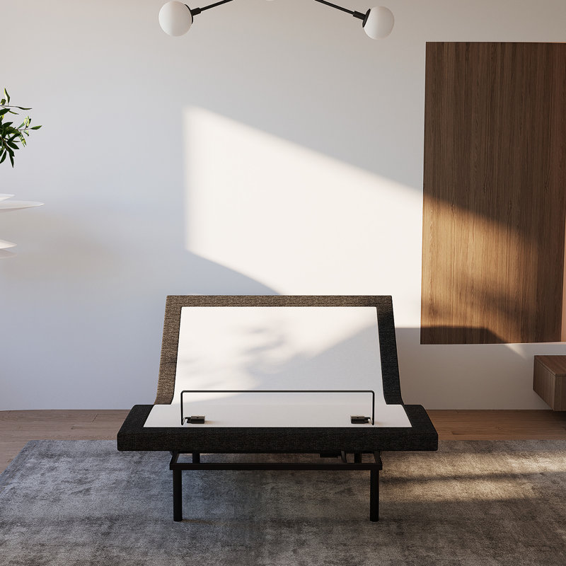 Emilion Queen Massaging Adjustable Bed with Remote Mattress Included