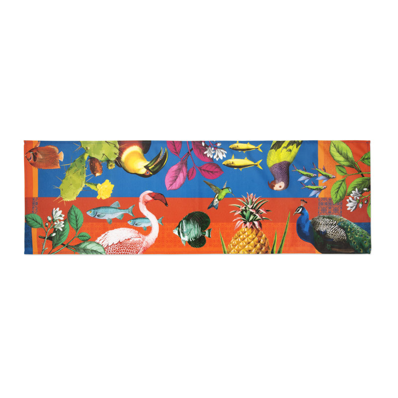Excelsa table runner Rhapsody cotton 45x140 cm multicolor