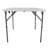 Techni Home 34in Square Folding Table, Height Adjustable Foldable Table with Easy-Carry Handle