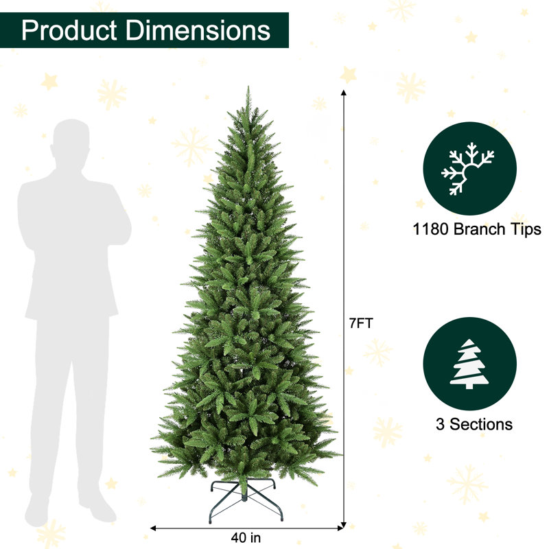 Sapin de Noël artificiel Fraser, 7'