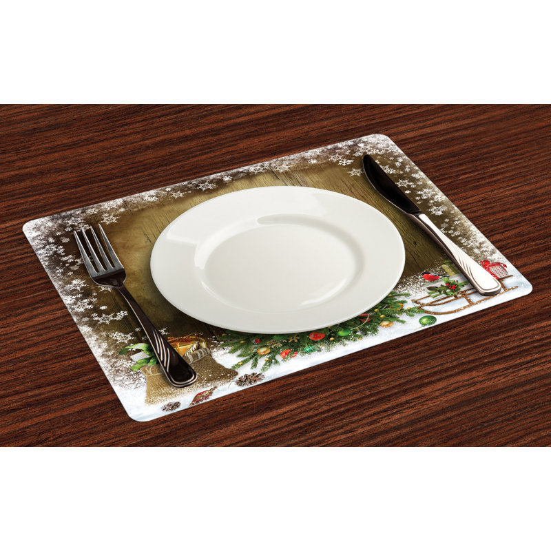 Newnan Christmas Pine Tree Presents Placemat