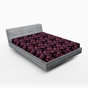 Mauve foncé, mauve / floral