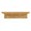 Westminster Teak Teak Solid Wood Accent Shelf with Hooks