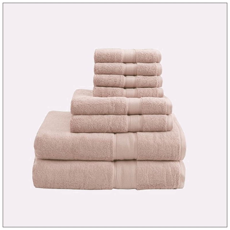 100% Cotton Super Plush Mulit-Size Set, Blush