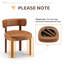 Chaise d'appoint rembourrée en similicuir-670082514