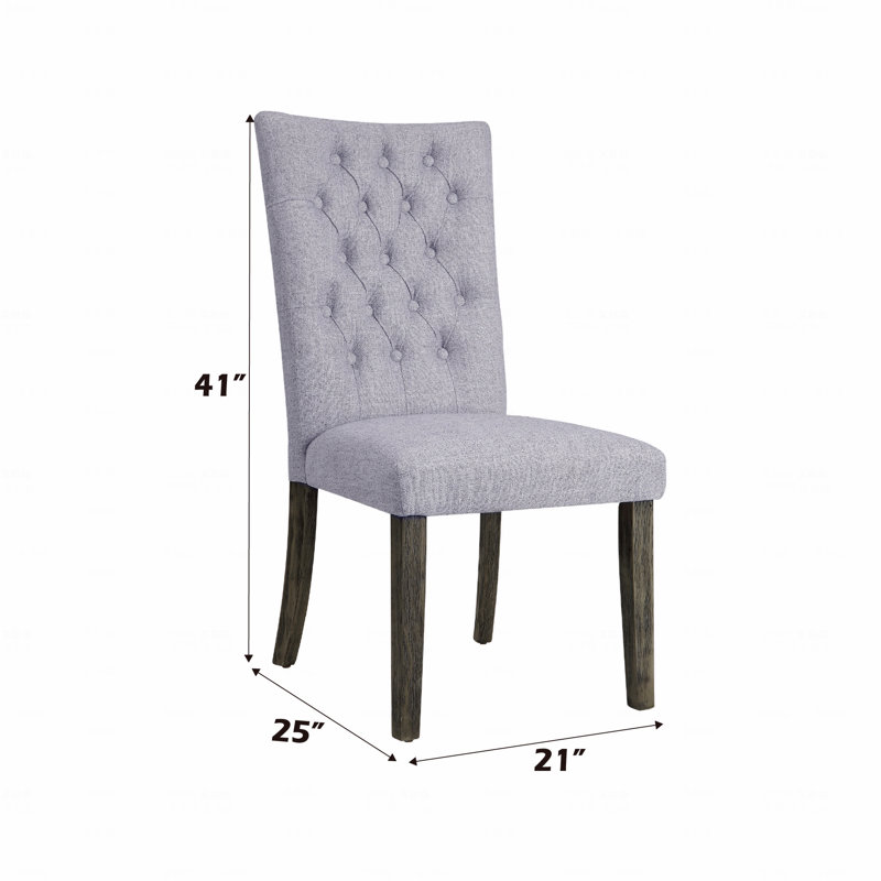 Ensemble de 2 chaises de salle à manger et chaises d'appoint
