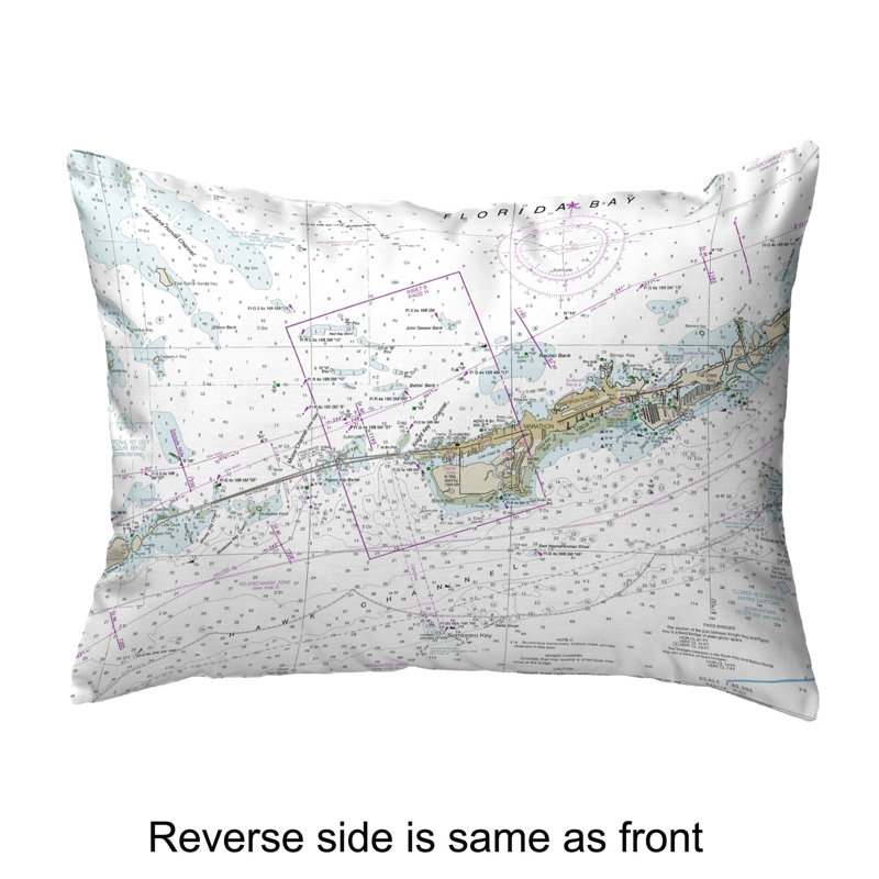 Outdoor Reversible Throw Pillow