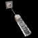 Juliet 3" Wide Dimmable LED Crystal Mini Pendant