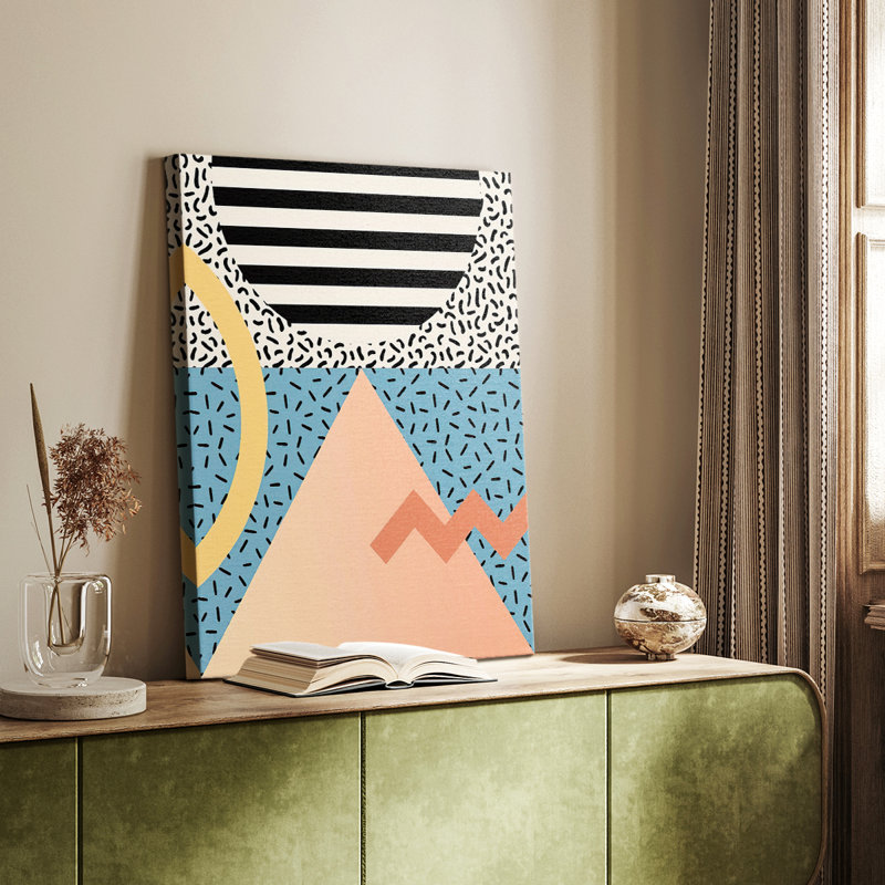 Modern Memphis I - galerie sur mesure, H 12 po x l 8 po