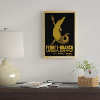 Fernet-Branca, Croc by Vintage Apple Collection - Wrapped Canvas Graphic Art