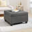 Anikait Tufted Storage Ottoman, Upholstered Ottoman-923339753