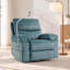 Fauteuil inclinable pivotant surdimensionné avec support pour téléphone et rangement, fauteuil inclinable manuel, fauteuil inclinable robuste pouvant supporter jusqu'à 180 kg (400 lb) pour salon, chambre à coucher, chambre d'enfant-1471681950-1473385190