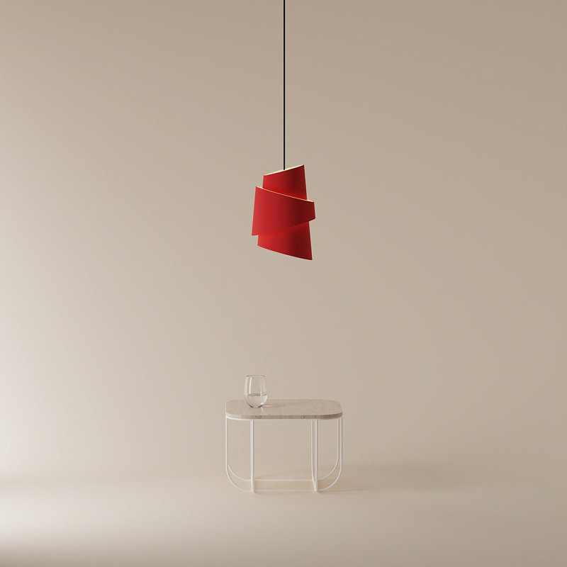 Croissant Pendant Light, Black, Canyon