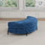 Fauteuil demi-tonneau l 59,8 po, fauteuil en chenille avec repose-pieds et coussins-910755308