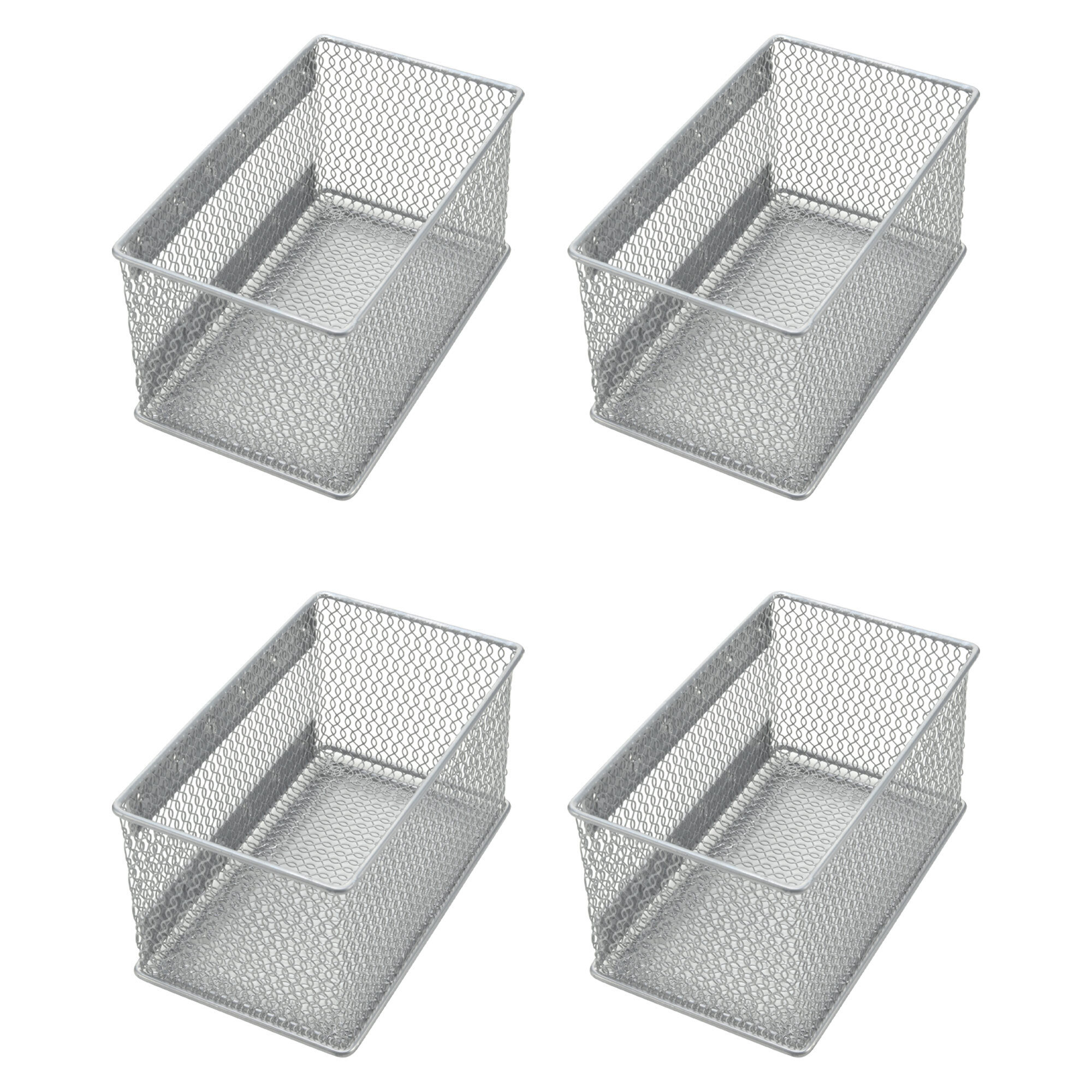 Rebrilliant Office Supply Organizer Wire Mesh Basket & Reviews | Wayfair