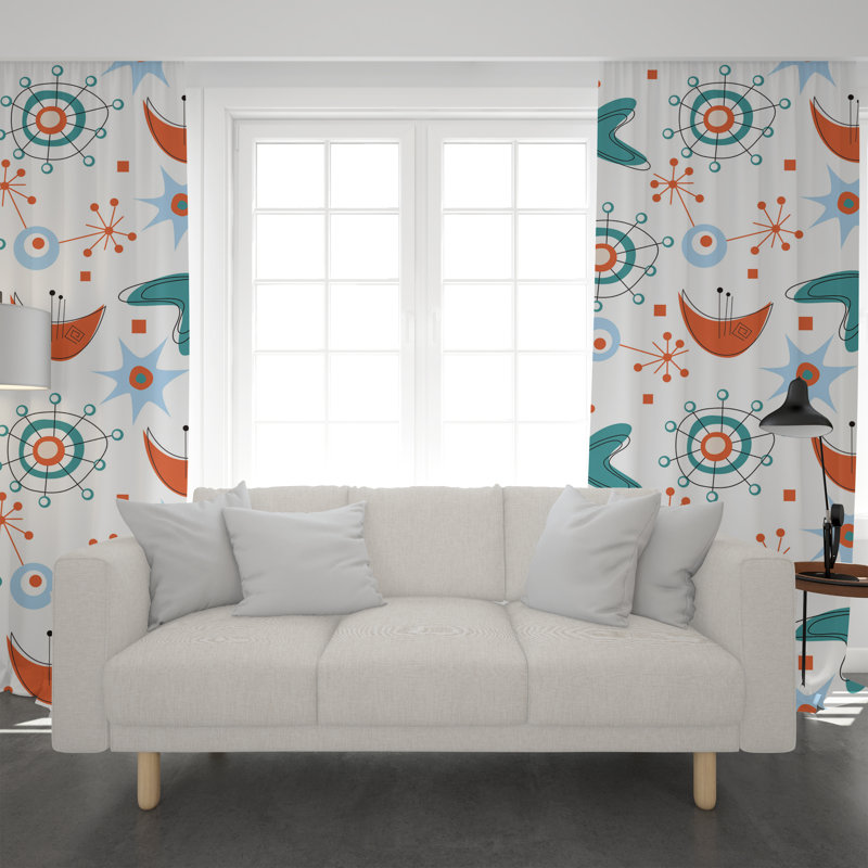 Room Darkening Curtain Pair, 20" W x 52" H
