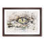 Crocodile Eye - Single Picture Frame Painting on MDF-56853798-56853801