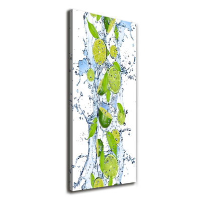 Limonka And Water - Wrapped Canvas Print