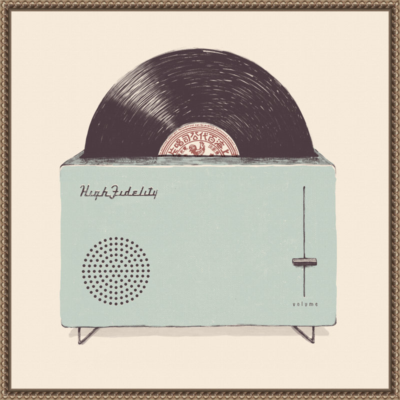 «High Fidelity» par Florent Bodart, reproduction d'art sur toile encadrée