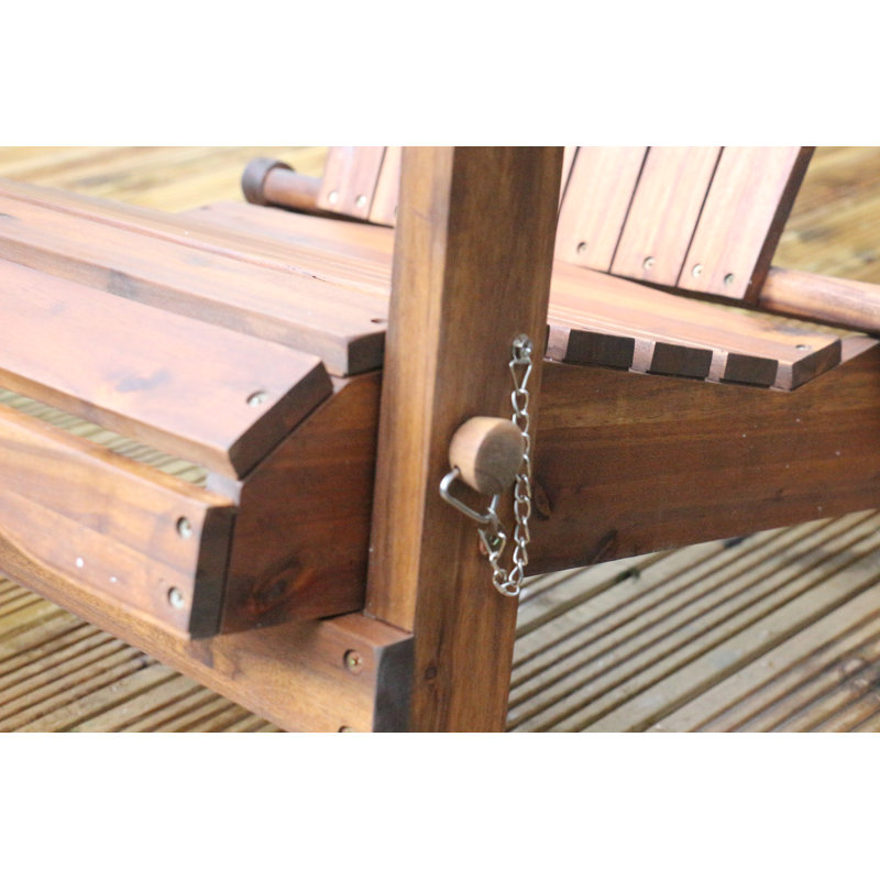 Folding Adirondack Chair FSC 100% Acacia Wood, Brown