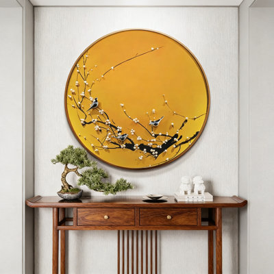 Exquisite Round Dimensional Wall Art