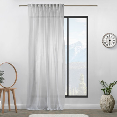 Sheer Single Curtain Panel