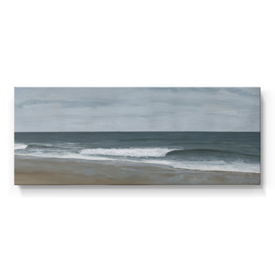 Northeast Shoreline I - Toile tendue avec châssis - Prêt à accrocher
