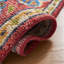 Tapis rouge / vert en laine / coton noué à la main Samarkand-1597160372